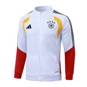 Survetement Allemagne Veste 2026 2027 Blanc Rouge (3)