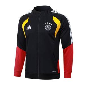Survetement Allemagne Veste 2026 2027 Noir Rouge (4)