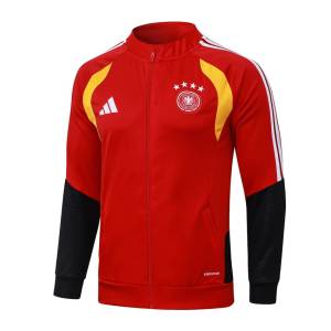 Survetement Allemagne Veste 2026 2027 Rouge Noir (2)