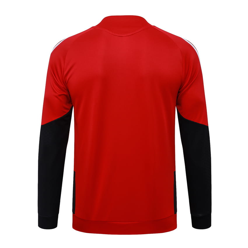 Survetement Allemagne Veste 2026 2027 Rouge Noir (4)