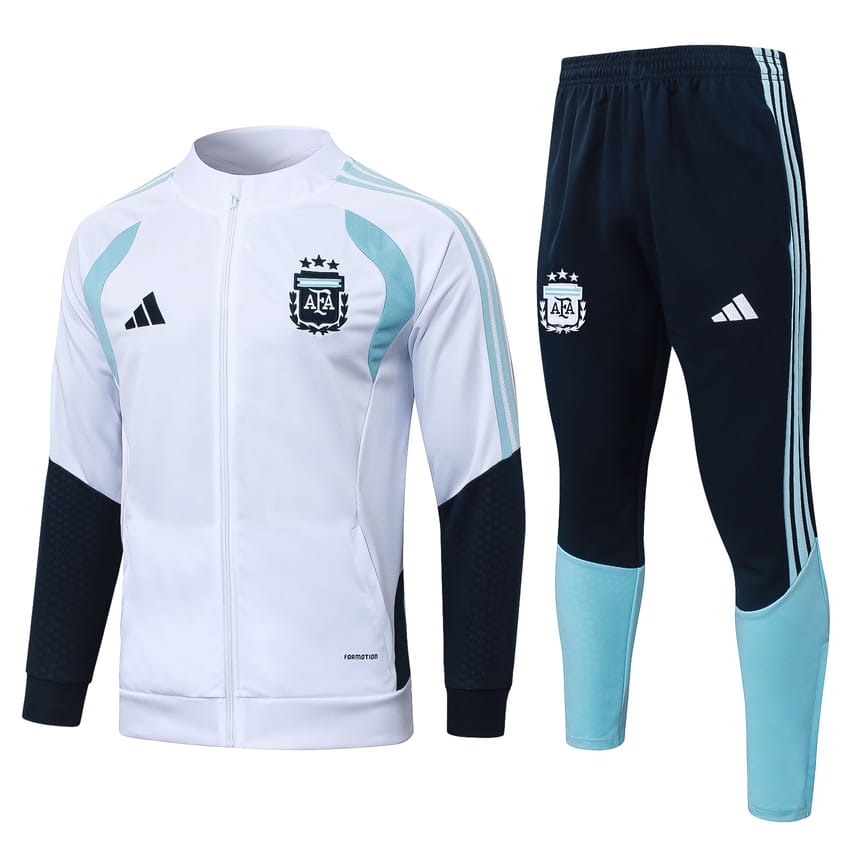 Survetement Argentine Veste 2026 2027 Blanc Bleu (1)