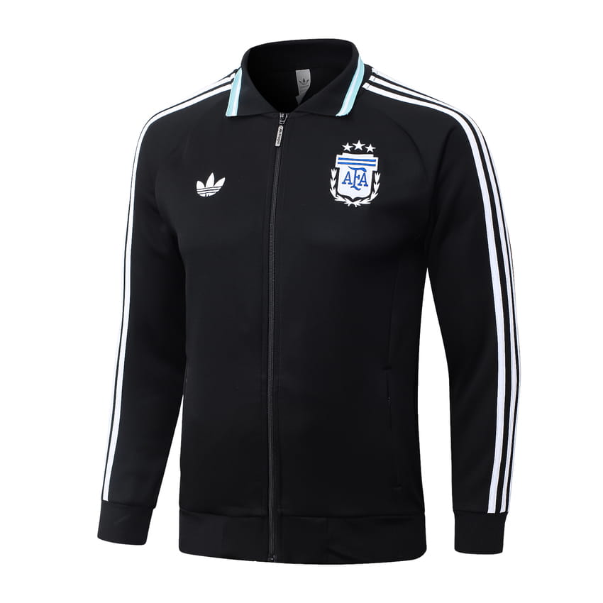 Argentina Tracksuit Jacket 2026 2027 Night Black (4)