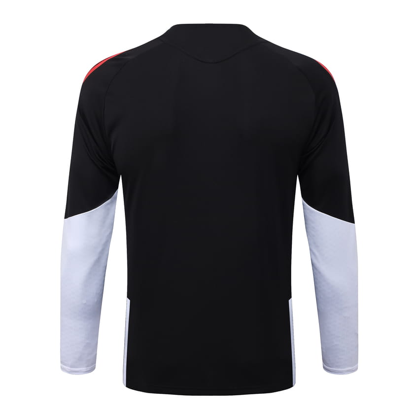 Survetement Arsenal Training 2026 2027 Noir Rouge (2)