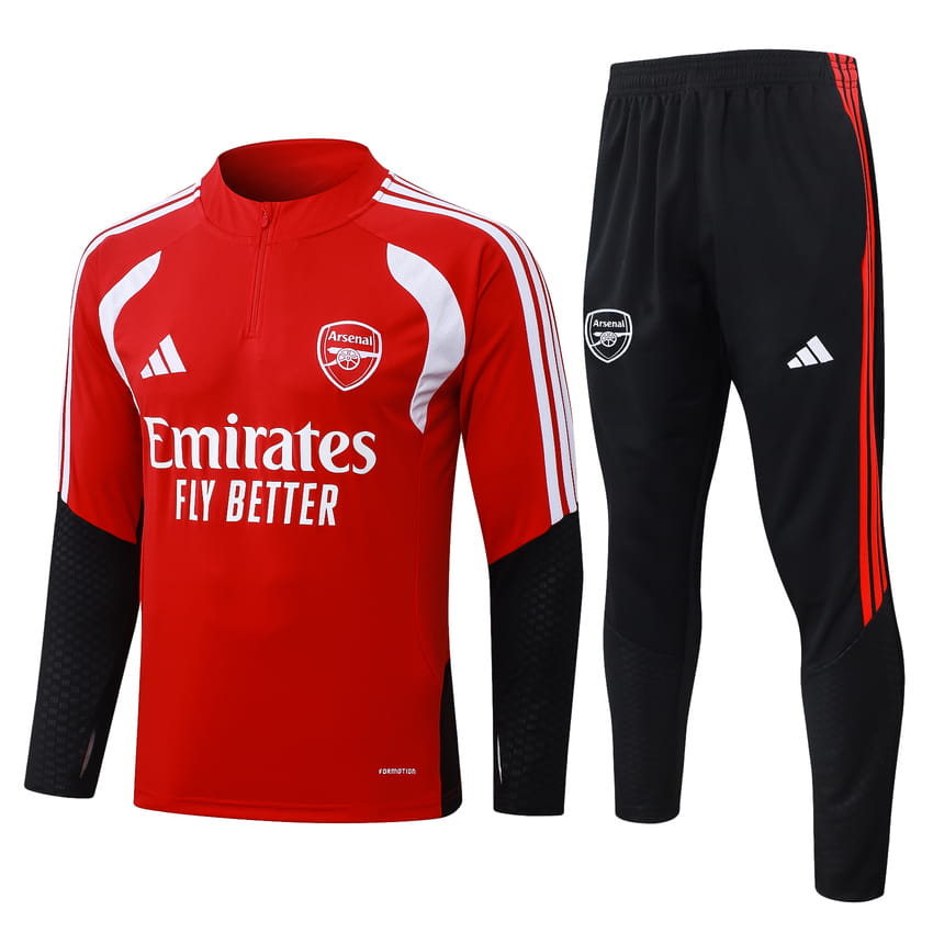 Survetement Arsenal Training 2026 2027 Rouge Clair (1)