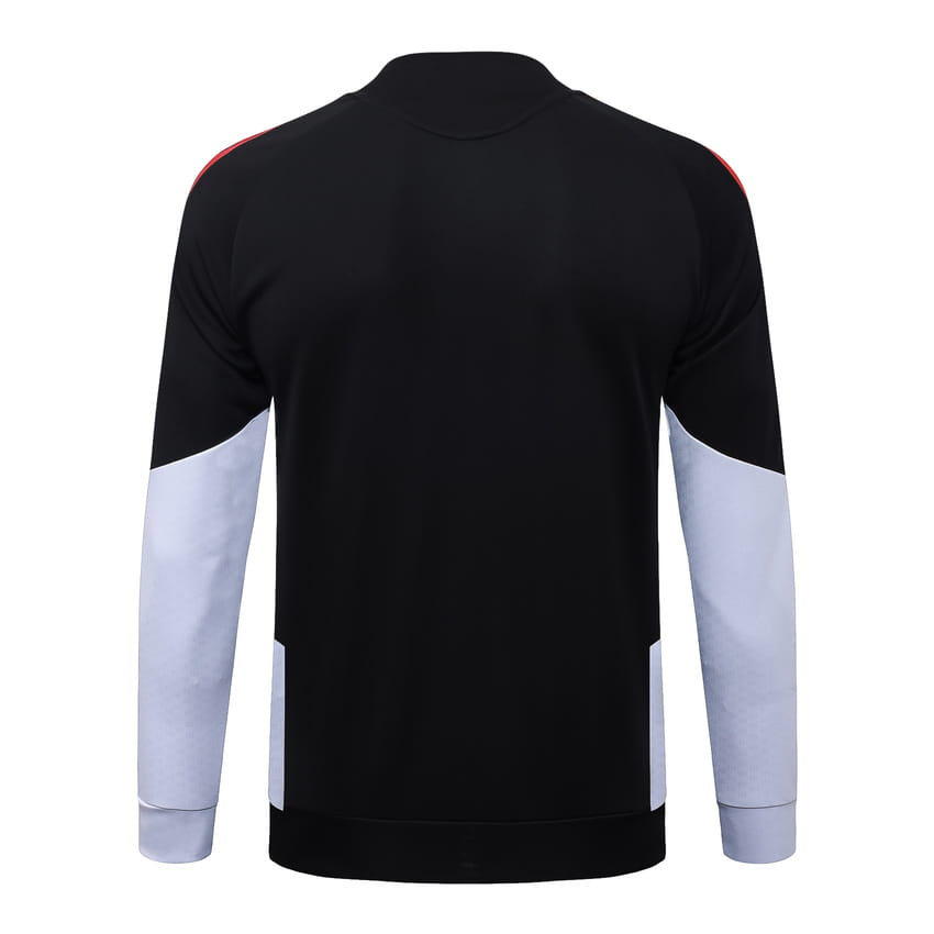 Survetement Arsenal Veste 2026 2027 Noir Rouge (3)