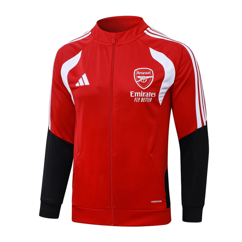 Survetement Arsenal Veste 2026 2027 Rouge Clair (2)