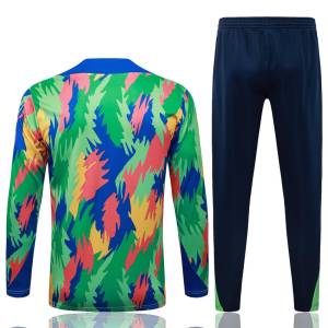 Survetement Bresil Training 2025 2026 Vert Bleu (2)