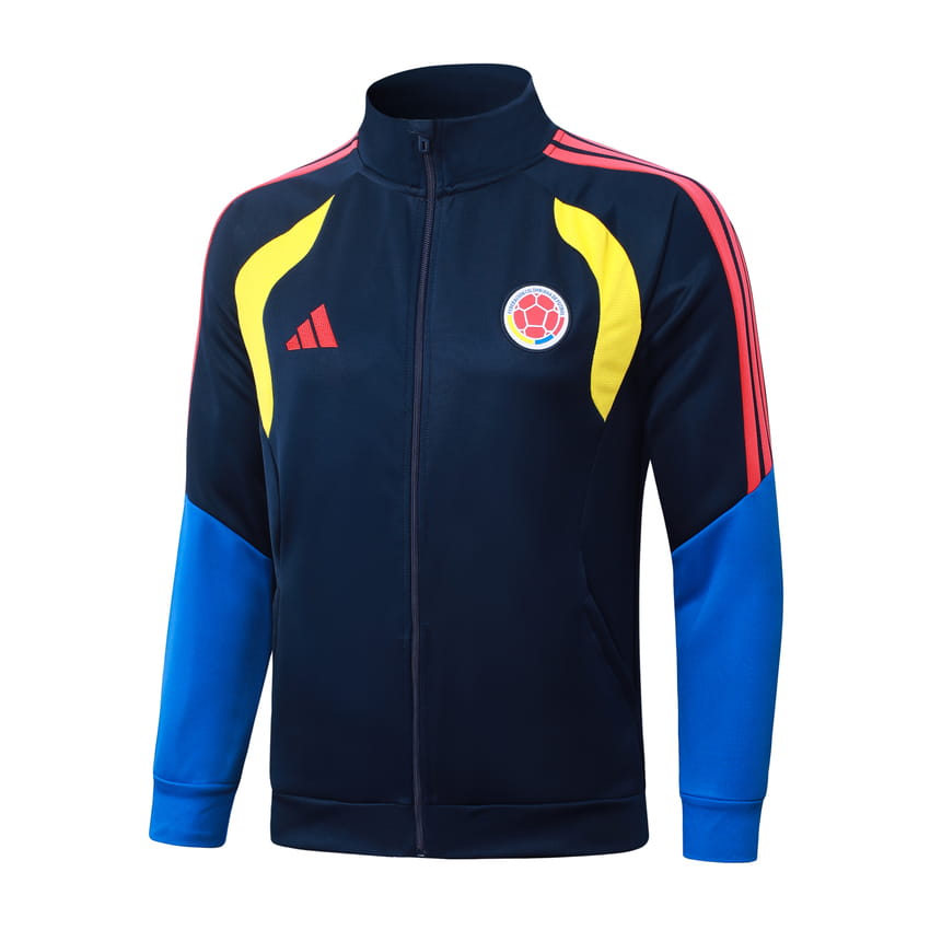 Survetement Colombie Veste 2026 2027 Bleu Foncé (2)