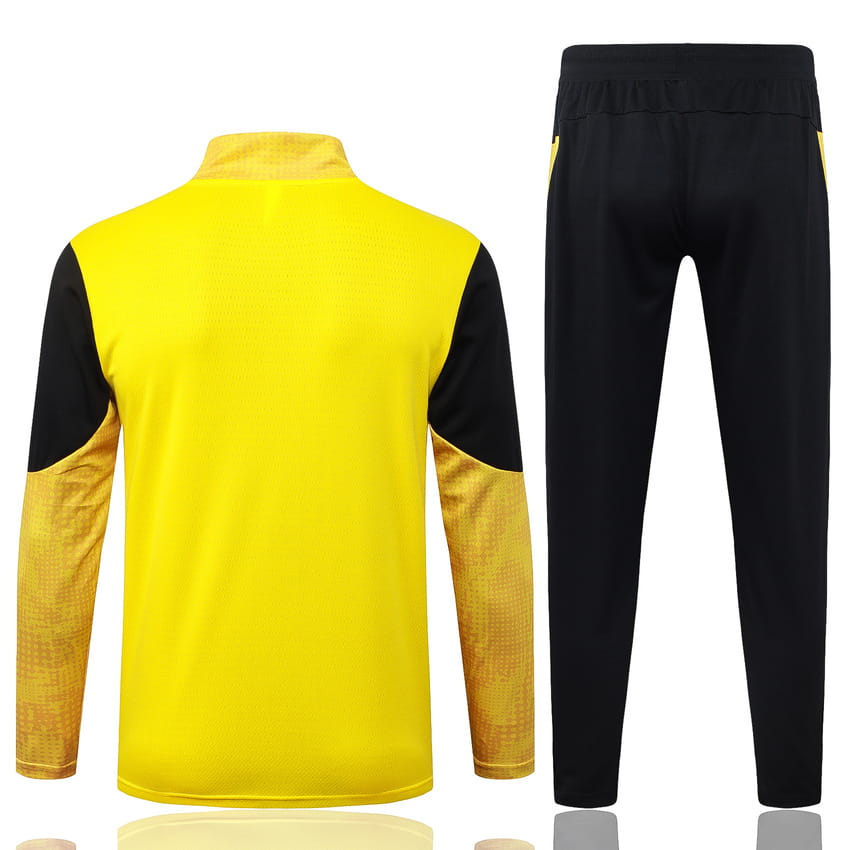 Survetement Dortmund Training 2025 2026 Jaune Noir (2)