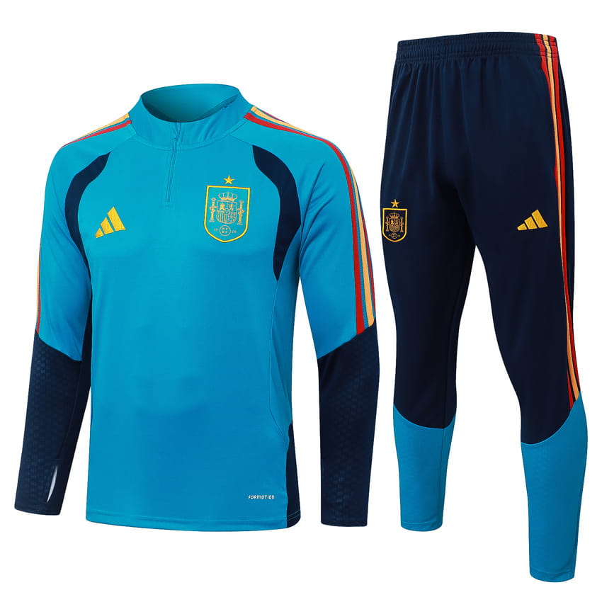 Survetement Espagne Training 2026 2027 Bleu Clair (1)