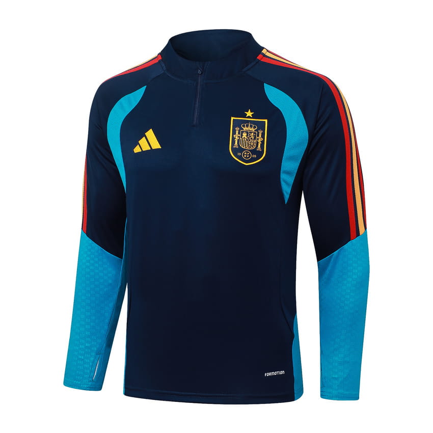 Survetement Espagne Training 2026 2027 Bleu Sombre (2)