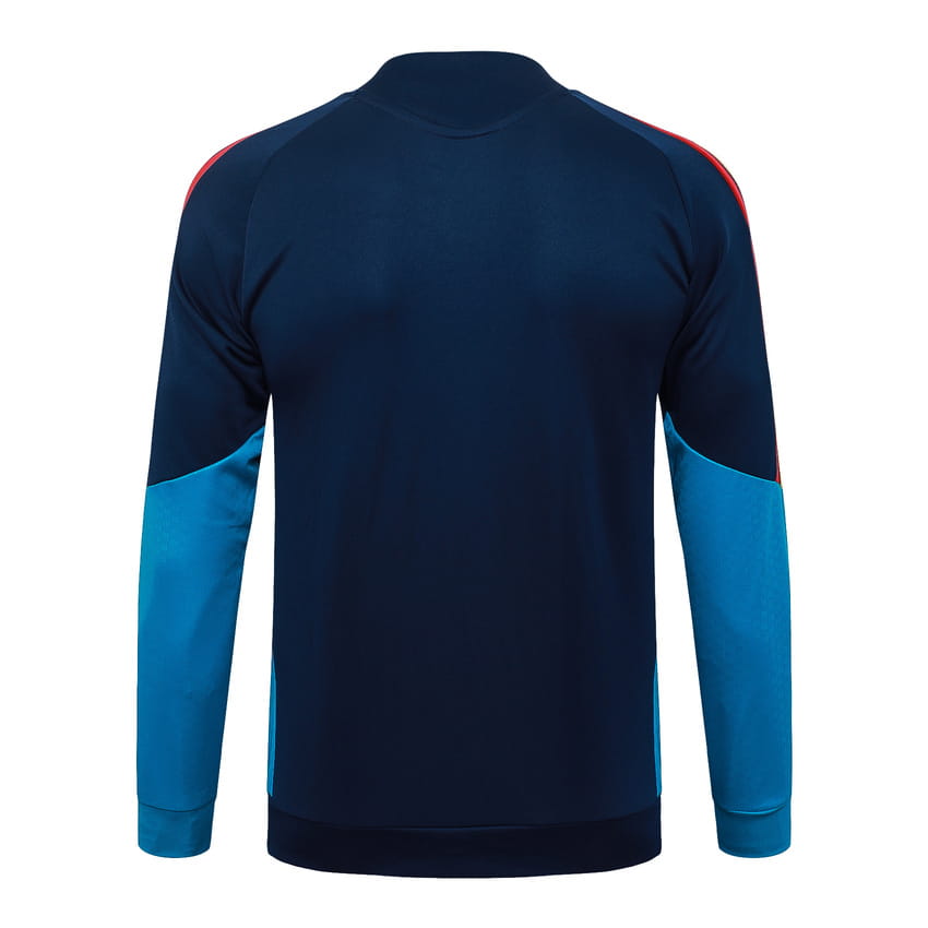 Survetement Espagne Veste 2026 2027 Bleu Sombre (3)