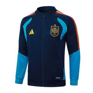 Survetement Espagne Veste 2026 2027 Bleu Sombre (4)