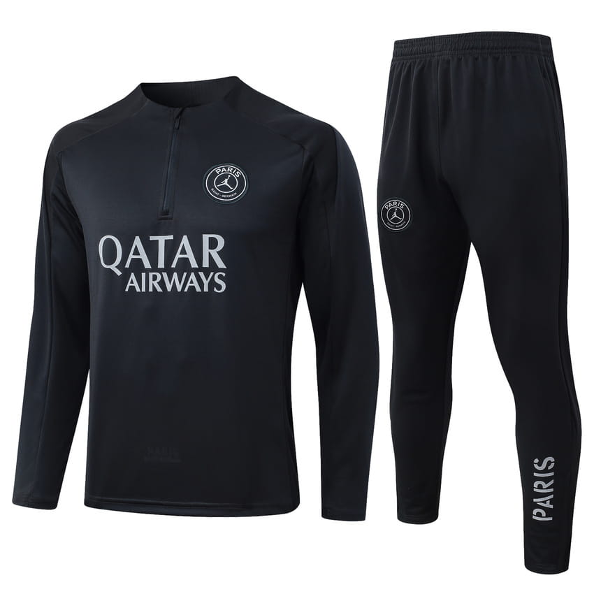Survetement PSG Training 2025 2026 Noir Sombre (1)
