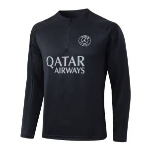 Survetement PSG Training 2025 2026 Noir Sombre (3)