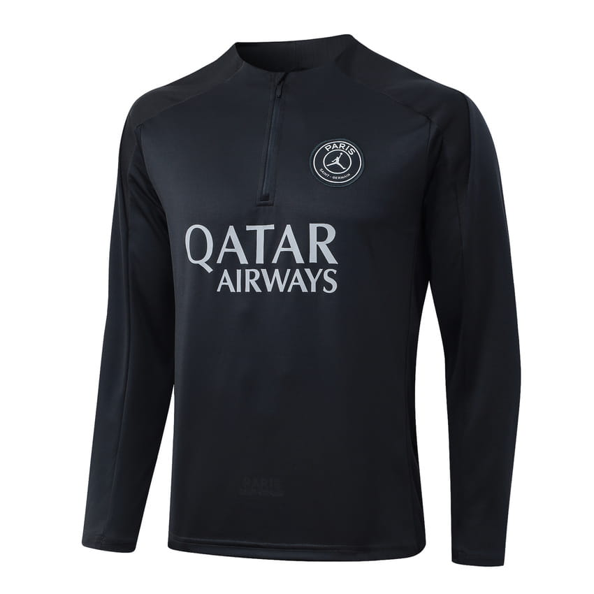 Survetement PSG Training 2025 2026 Noir Sombre (3)