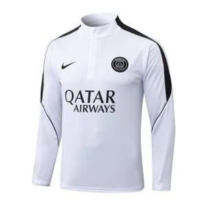 Survetement PSG Training 2026 2027 Blanc Noir (3)