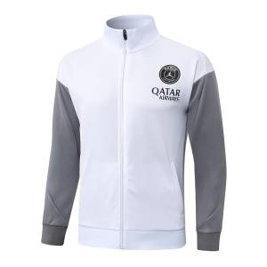 Survetement PSG Veste 2026 2027 Blanc Gris (2)