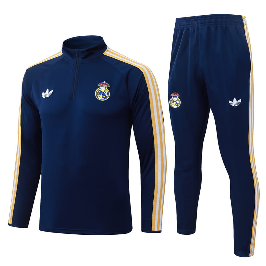 Survetement Real Madrid Training 2026 2027 Bleu Sombre (1)