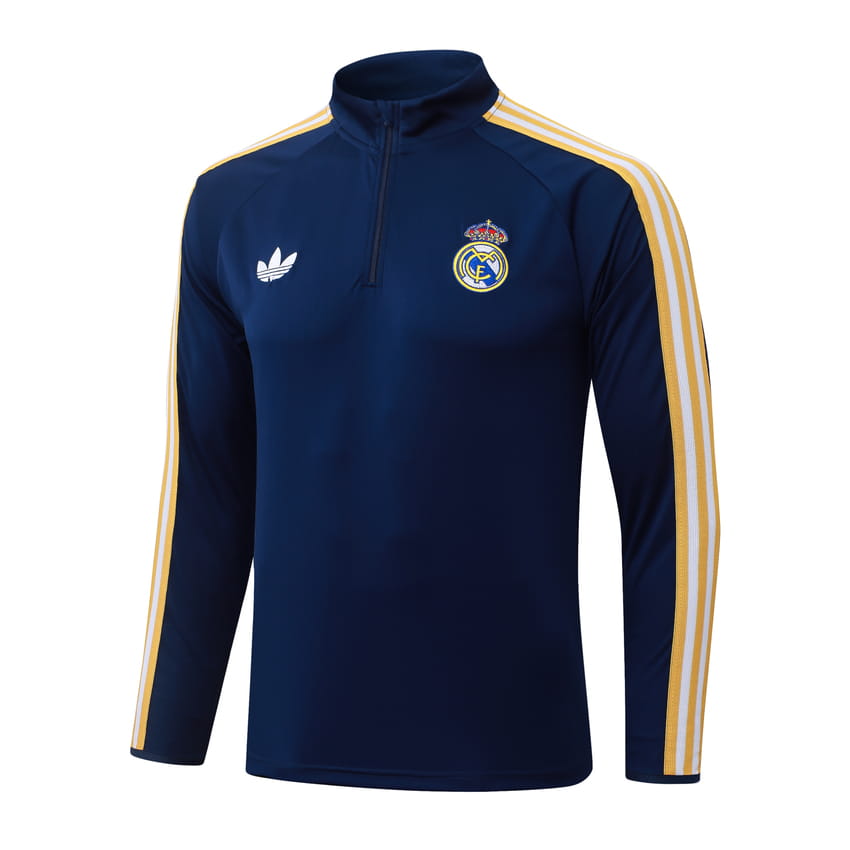 Survetement Real Madrid Training 2026 2027 Bleu Sombre (4)