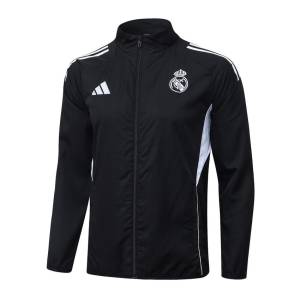Survetement Real Madrid Veste 2025 2026 Noir Charbon (3)