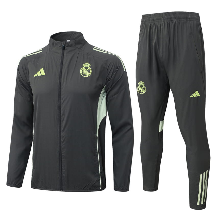 Survetement Real Madrid Veste 2025 2026 Noir Jaune (1)