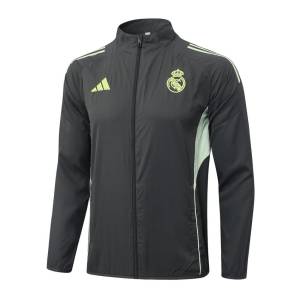Survetement Real Madrid Veste 2025 2026 Noir Jaune (3)