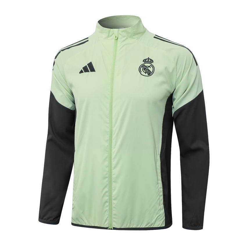 Survetement Real Madrid Veste 2025 2026 Vert Pastel (2)