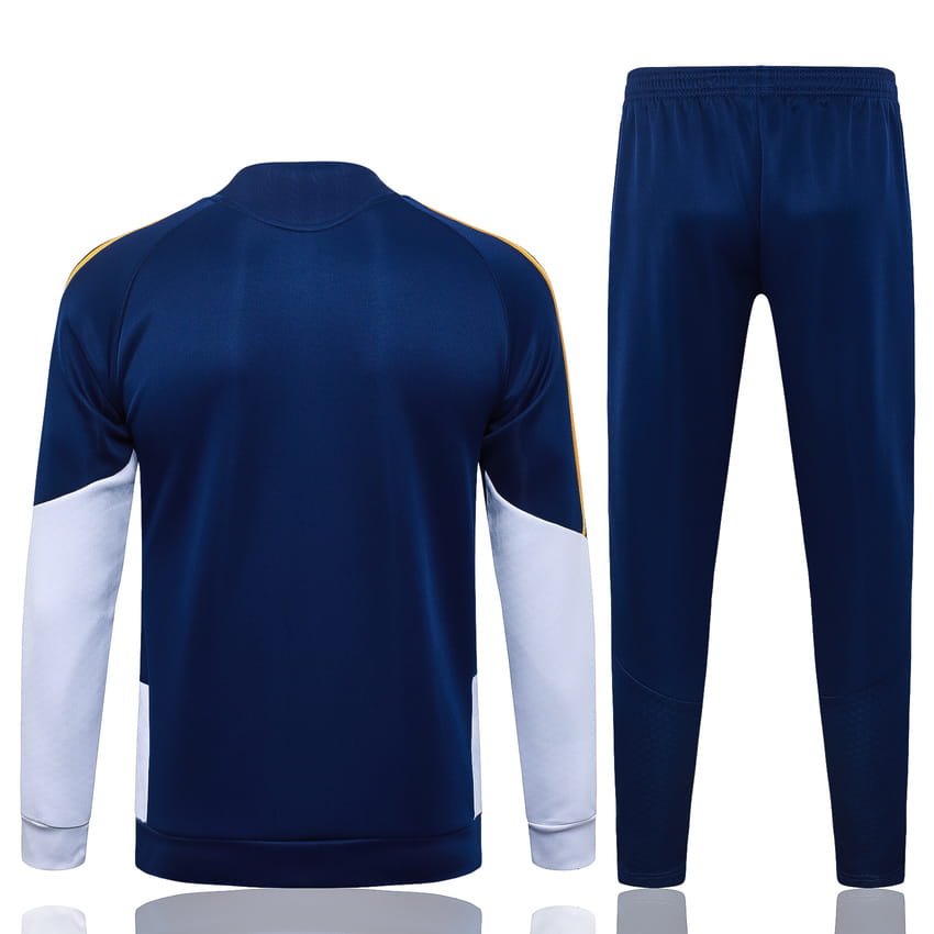 Survetement Real Madrid Veste 2026 2027 Bleu Foncé (4)