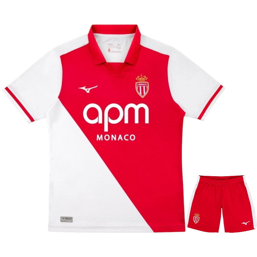 Maillot AS Monaco Kit Enfant Domicile 2026 2027
