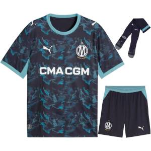 Maillot Kit Enfant OM Exterieur 2026 2027