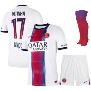 Maillot Kit Enfant PSG Exterieur 2026 2027 Vitinha