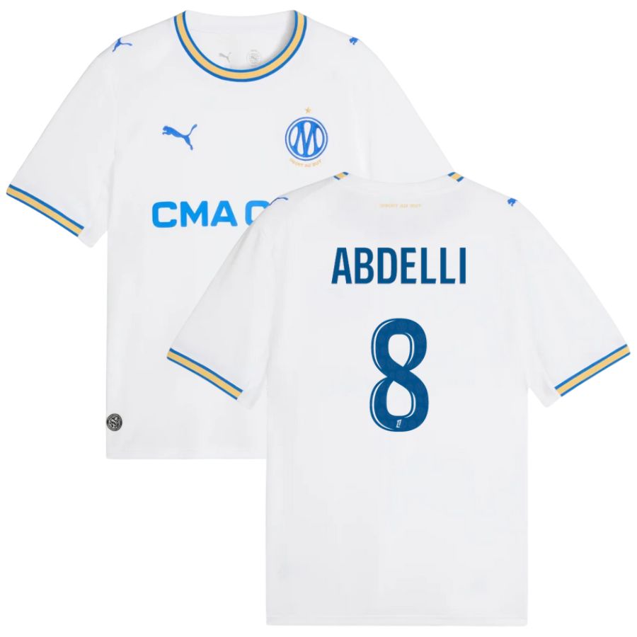Maillot OM Domicile 2026 2027 Abdelli (1)