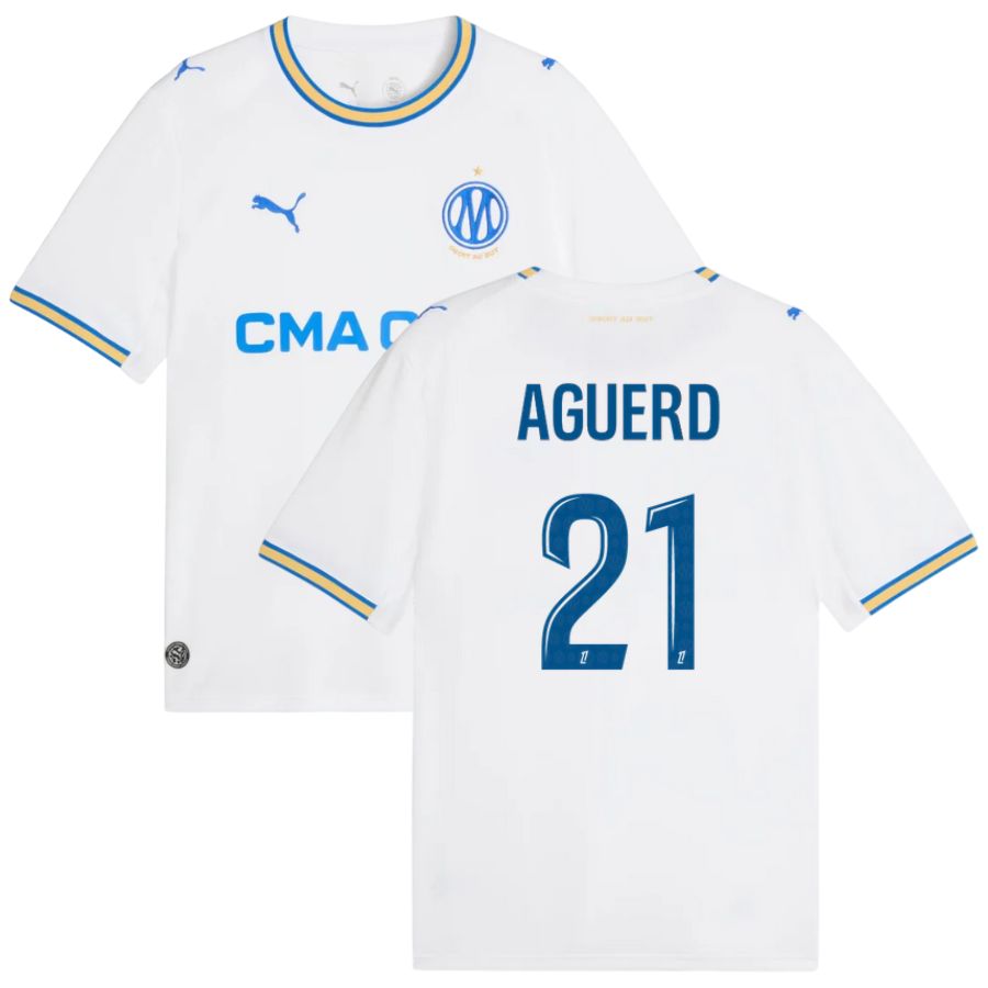 Maillot OM Domicile 2026 2027 Aguerd (1)