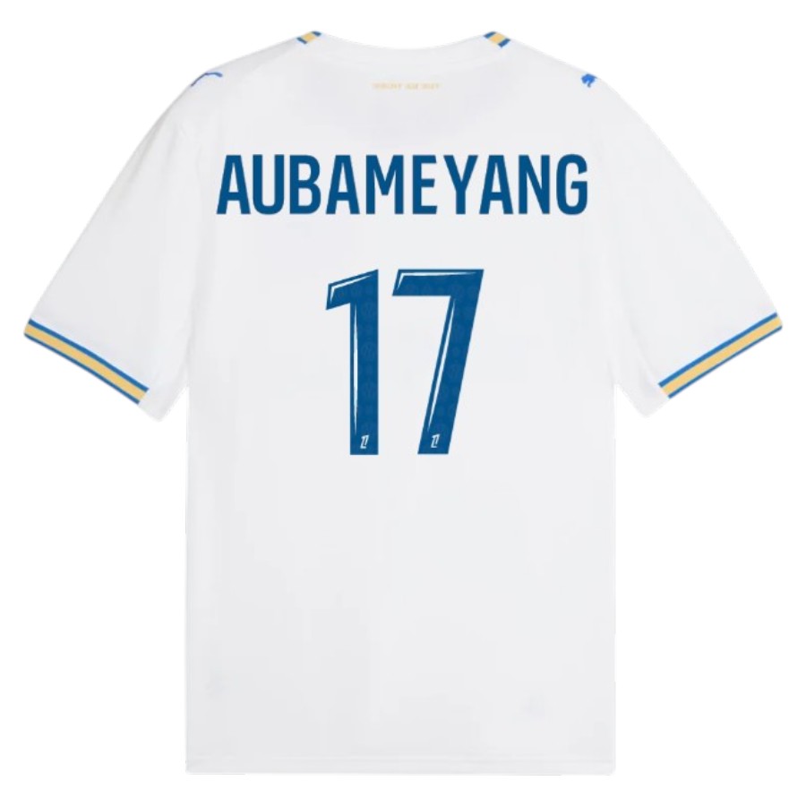 Maillot OM Domicile 2026 2027 Aubameyang (2)