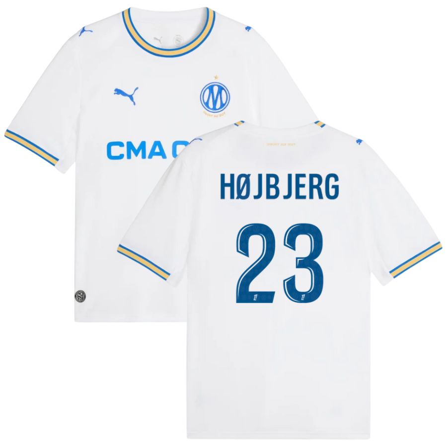 Maillot OM Domicile 2026 2027 Hojbjerg (1)