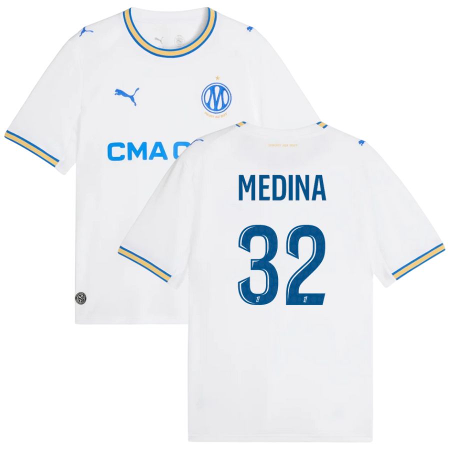 Maillot OM Domicile 2026 2027 Medina (1)