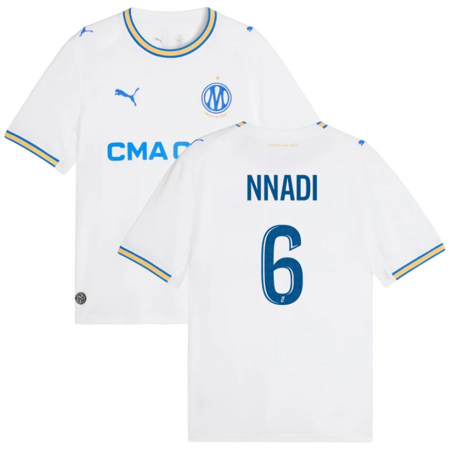 Maillot OM Domicile 2026 2027 Nnadi (1)