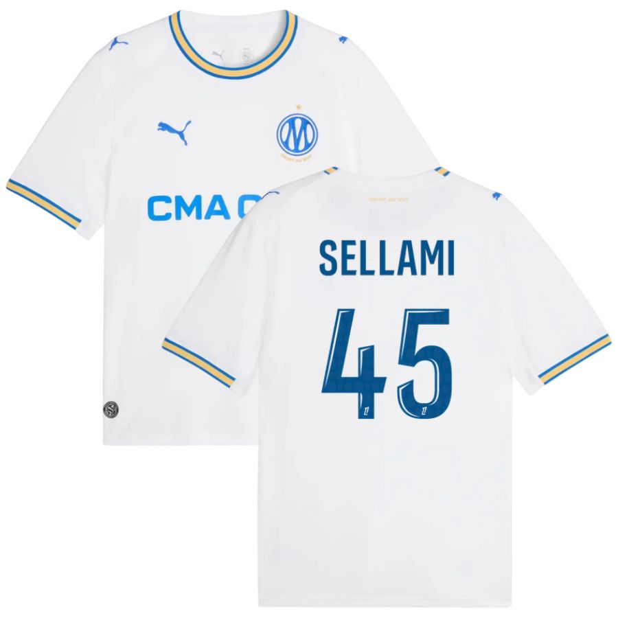 Maillot OM Domicile 2026 2027 Sellami (1)