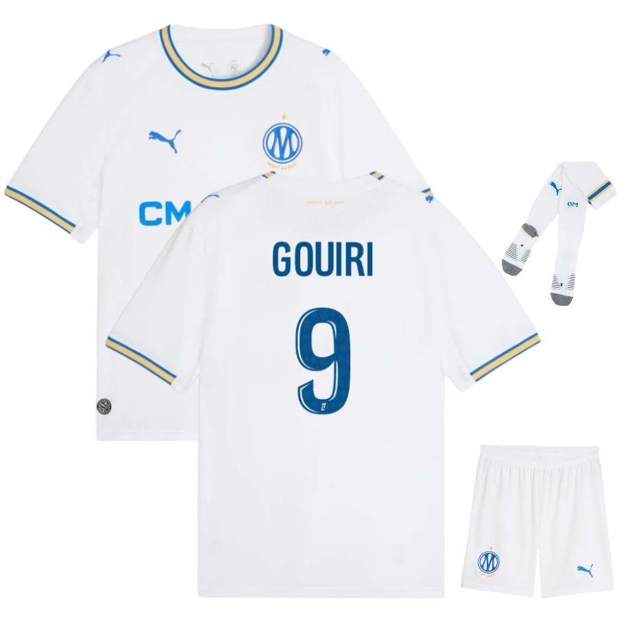 Maillot OM Kit Enfant Domicile 2026 2027 Gouiri