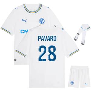 Maillot OM Kit Enfant Domicile 2026 2027 Pavard