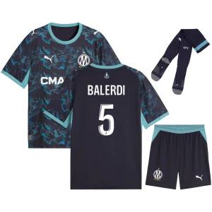 Maillot OM Kit Enfant Exterieur 2026 2027 Balerdi