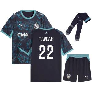 Maillot OM Kit Enfant Exterieur 2026 2027 Weah