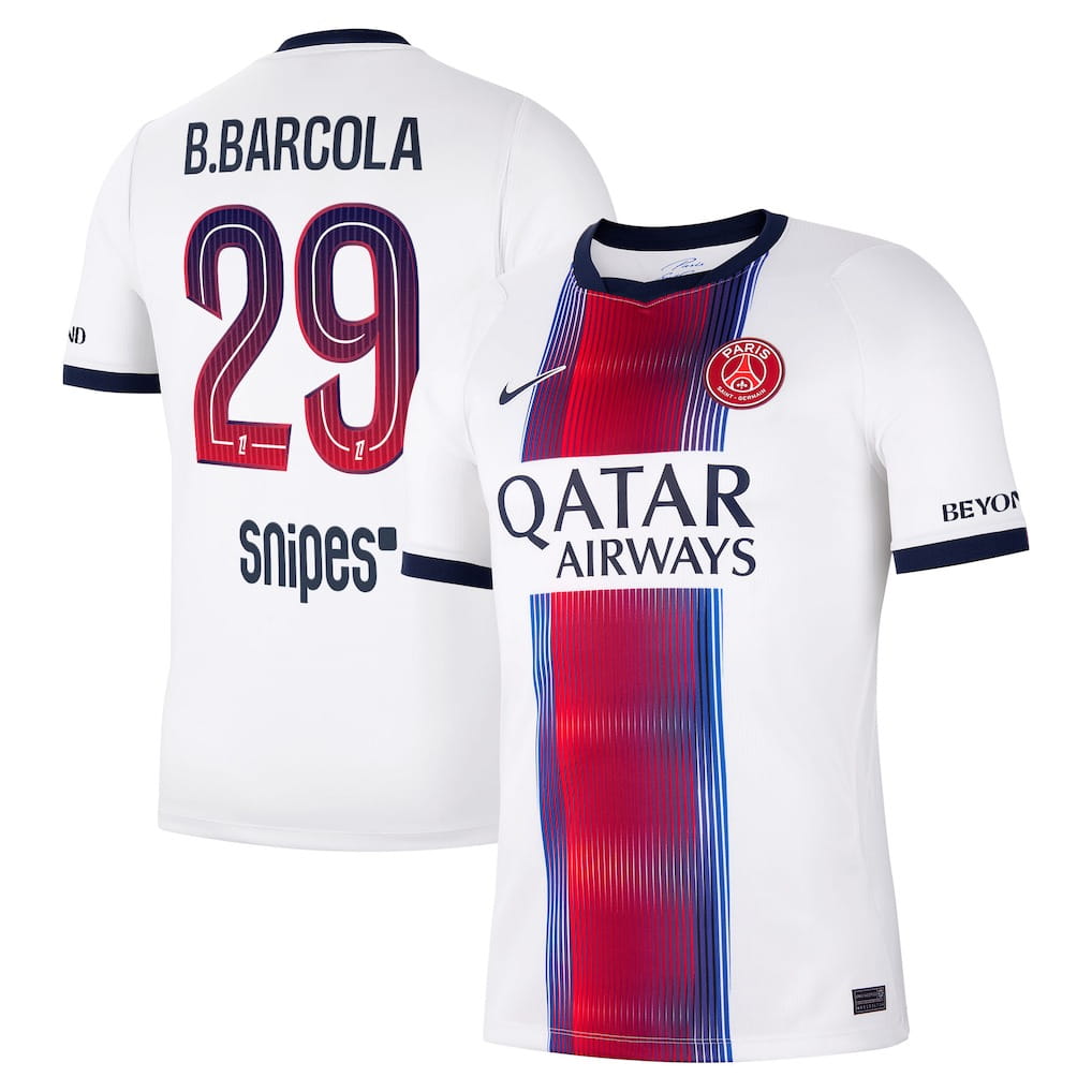 Maillot PSG Exterieur 2026 2027 Barcola (1)