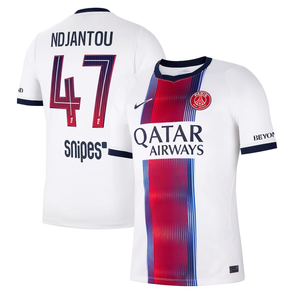 Maillot PSG Exterieur 2026 2027 Ndjantou (1)