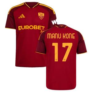 Maillot AS Roma Domicile 2026 2027 Manu Kone