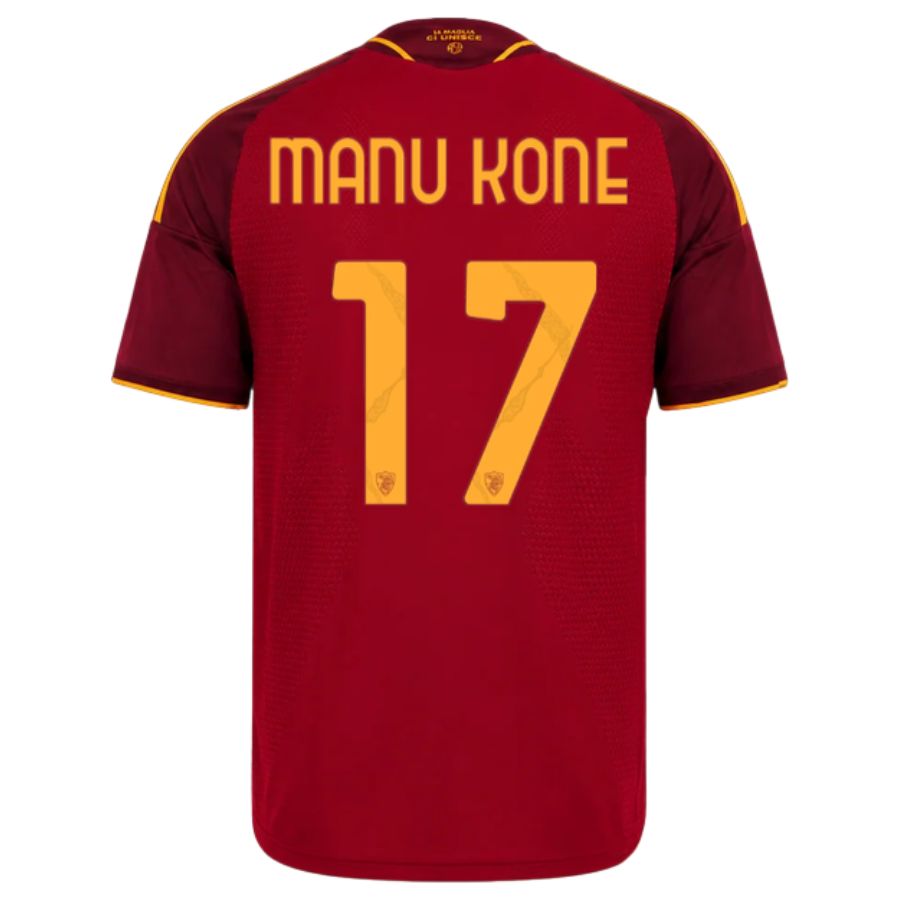 Maillot AS Roma Domicile 2026 2027 Manu Kone (2) Maillot AS Roma Domicile 2026 2027 Manu Kone (2)