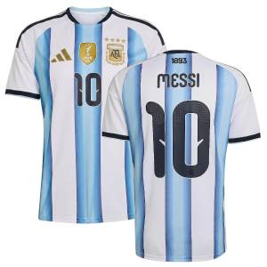 Maillot Argentine Domicile 4 Etoiles Messi