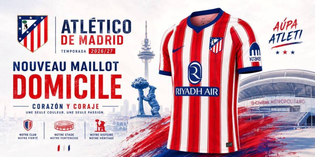 Maillot Atlético Madrid Domicile 2026 2027 (2)