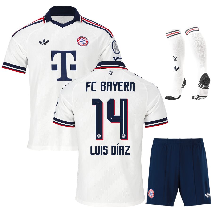 Maillot Bayern Munich Kit Enfant Exterieur 2026 2027 Luis Diaz Maillot Bayern Munich Kit Enfant Exterieur 2026 2027 Luis Diaz